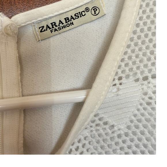 Zara Basic Dress Birds Flowers - Picture 2 of 4